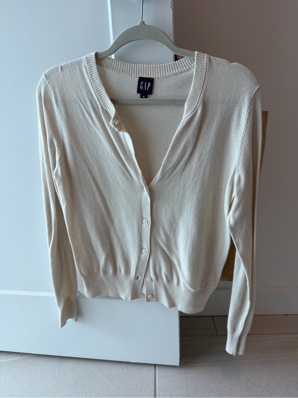 GAP cotton cardigan, beige